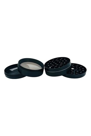 Efotech Grınder Parçalayıcı Metal Baharat Öğütücü Herb Spice 4 Katmanlı 40mm / 50mm / 63mm Sıyah, 63mm , Etg-4 Diğer