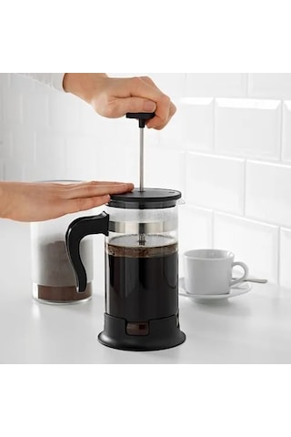 Sumuhome Upphetta French Press Paslanmaz Çelik Siyah 1 Lt Siyah