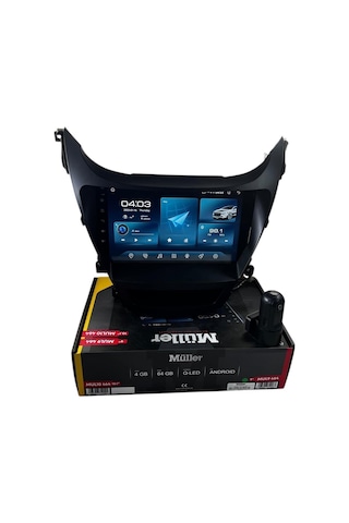 Hyundai Elentra 2014-2016 Müller 4-64 Profesyonel Oem Multimedya 9"