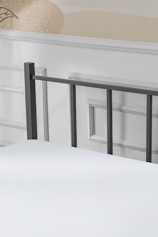 Evgerevgereçleri K90 Siyah Metal Karyola Çift Kişilik Yataksız (512899323)