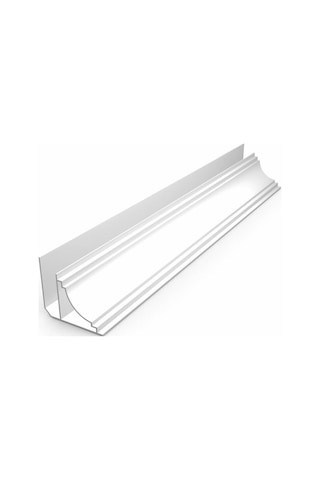 Sermimar Pvc Plastik Lambiri Aksesuarı Beyaz Süslü Köşe Profili 1,5m X 2 Adet