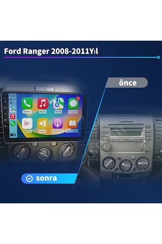 Ford Ranger 2008-2011 Yıl Multimedya 4-64 Gb Navigasyon
