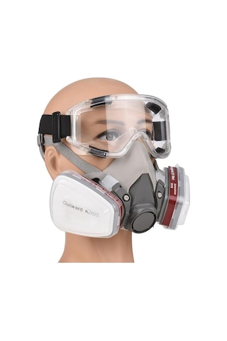 Solunum Cihazı Yarım Yüz Parçası 6200 Gaz Maskesi