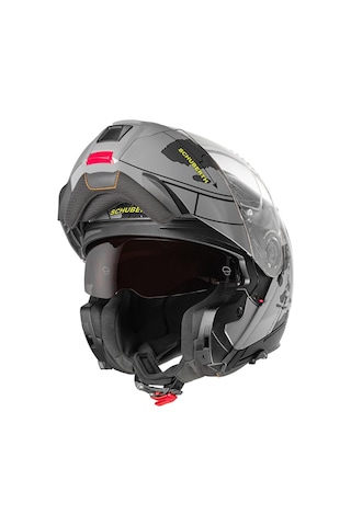 Schuberth C5 Globe Grey Çene Açılır Motosiklet Kaskı Siyah