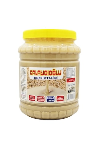 Bozkır Tahin Merkezi Beyaz Tahin 1900 Gr X2 Adet Katkısız &gluten İçermez