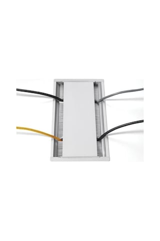 Hafele Versaflap Dual Priz Gümüş 3 Soket / 2rj45