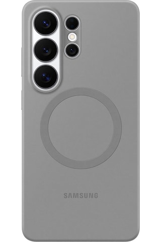 Samsung Galaxy Uyumlu S26 Ultra Silikon Magnet Kılıf - Gri Gri Samsung Galaxy Uyumlu S26 Ultra Silikon Magnet Kılıf - Gri Gri