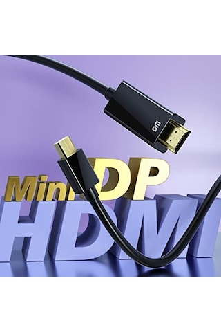 Chb039 4k 30hz Mini Displayport To Hdmı Görüntü Aktarma Kablosu 1.8 Metre Diğer