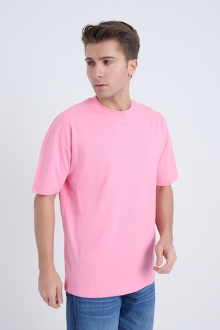 Velvoria Unisex Oversize Basic 3'lü Pembe Bej Bordo Renk T-shirt Çok Renkli7