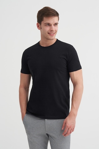 Cazador Basic Süprem Erkek T-shirt 46230 Siyah Siyah