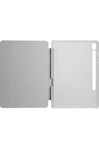 Galaxy Tab S9 Fe Kılıf Uyumlu Zore Tri Folding Kalem Bölmeli Standlı Kılıf-lacivert Tablet Kılıfı