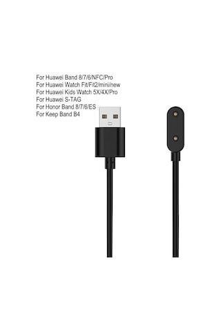 Manyetik Şarj Cihazı Huawei Akıllı Bant 8 7 6 Nfc Pro Fit Fit2 Yeni Mini Çocuk Izle 5x 4x S-tag Onur Es Tutmak B4 Şarj Kablosu