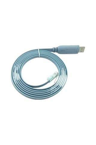 Fortunelane Usb Uzantısı Rj45 Konsol Kablosu 1.8m Ft232r Chip Rs232 Değiştirici H3c Yönlendirici Kablo