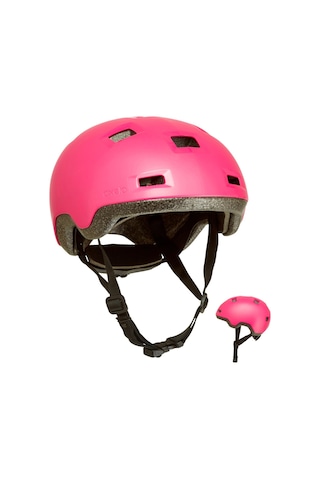Oxelo Çocuk Pembe Kask - Paten / Kaykay / Scooter - B100