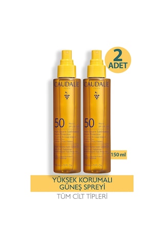 Caudalie High Protection Glow Oil Spf50+ 150 Ml 2 Adet