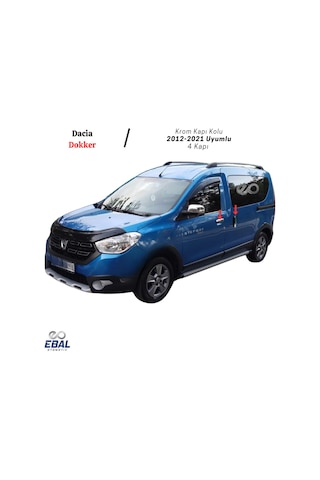 Dacia Dokker Krom Kapı Kolu 4 Kapı 2012-2021 Uyumlu P.Çelik