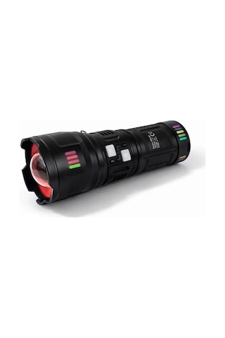 Bedotech Bd-g01 30w Tg Led Alüminyum Alaşımlı Zoomlu Type-c Şarjlı El Feneri Açık Gri