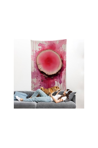 Keşilmiş Kanlı Ağaç Duvar Örtüsü-7653