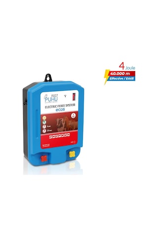 Puhu Ecos Eko Model Kuruluma Hazır Elektrikli Çit Sistemi 10 Dönümlük 4 Joule -2460