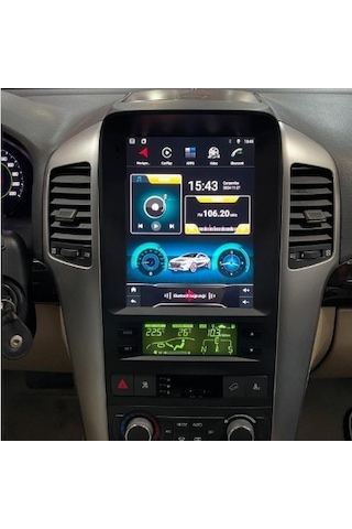 Aln Chevrolet Captiva Tesla 2007/2011 8gb Ram 64gb Hafıza Carplay Android Multimedya 12"