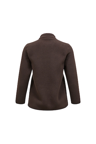 Peak Performance W Fleece Snap Cardigan Kadın Kahverengi Outdoor Polar G78131180 Kahverengi