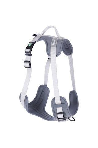 Y Tipi Spor Köpek Göğüs Tasması 15 Mm 30-50 / 50-60 Cm - Fitty Serisi - S Gri