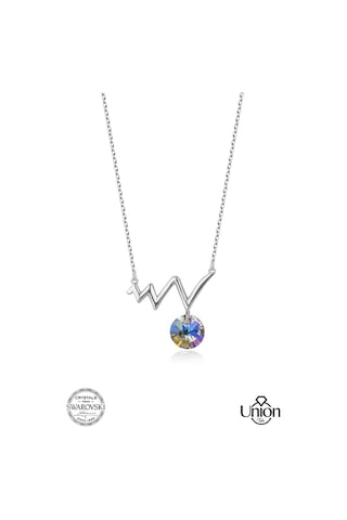 Union Swarovski Crystal Kadın Ritim Gümüş Kolye