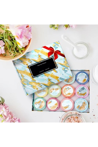 Yifomall 12 Farklı Kokulu Esansiyel Yağlı Duş Tabletleri Seti - Aromaterapi İle Rahatlama Ve Temizlik - 35g X 12 Adet Diğer