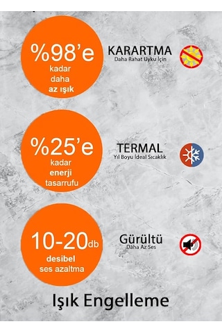 De'vor Perde Yüksek Kaliteli%100 Işık Geçirmez Blackout Fon Perde, Termal Karartma Güneşlik Perde,siyah 250 X 260 Çok Renkli