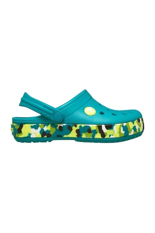 Crocs Crocband Glow Confetti Çocuk Terlik Yesıl