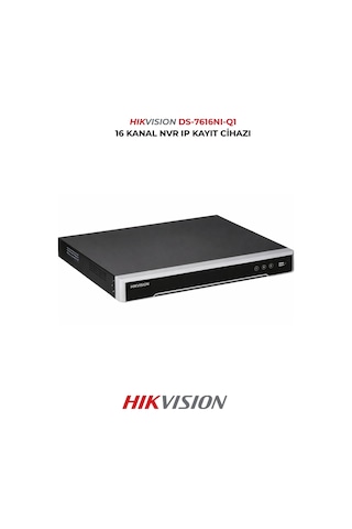Ds-7616nı-q1 16 Kanal Ip Kamera Kayıt Cihazı 160mbps Nvr