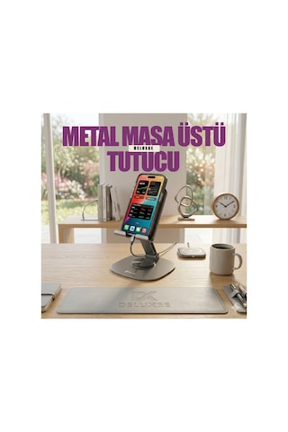 Masa Üstü Telefon Tutucu Siyah