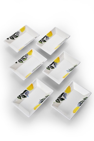 Piatti Naturali 6 Lı Çerezlik Limon Reçellik Sosluk Kahvaltılık Çerez İkram Set