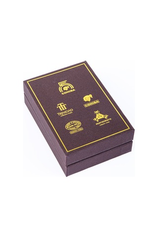 Cohiba Trinidad Özel Üretim Kahverengi Metal Puro Makası Kesici - Tr8294