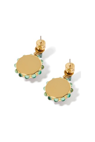 Small Regency Drop Earrings 3x1 Cm, Zarif Sarkılı Küpe Renkli Ve Şık Tasarım Pembe