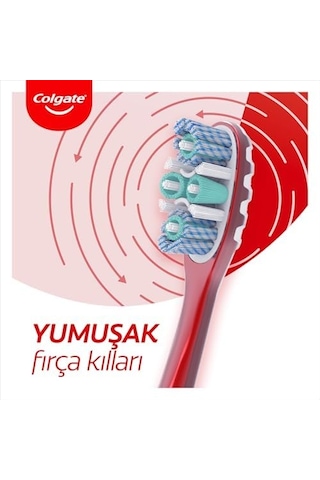 360 Gelişmiş Optik Beyaz Yumuşak Beyazlatıcı Diş Fırçası