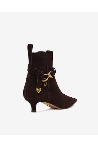 Steve Madden Roller Brown Sued Kadın Kahverengi Topuklu Bot Roller-brown