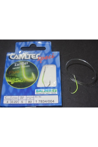 Balzer Camtec Speci  4 0.22Mm 5 Adet 80Cm Misinalı Uv Kanca Iğne 4