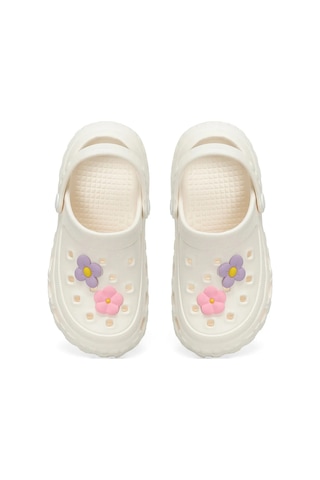 Kinetix Sa Hafif Havuz Deniz Plaj Çocuk Sandalet Terlik 667800001288 15 Krem Krem