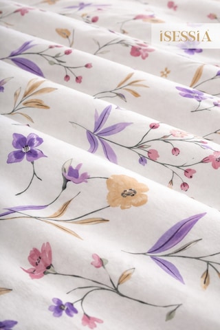 Fiora Çift Kişilik Çarşaflı Nevresim Takımı 200 X 240 Cm Mor