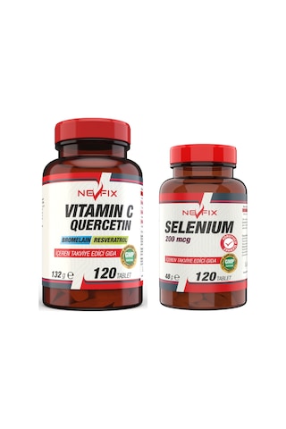 Vitamin C 1000 MG 120 Tablet Selenyum 200 Mcg 120 Tablet