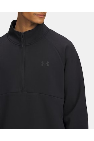 Under Armour Unstoppable Flc Half Zip Erkek Sweatshirt-33324 siyah