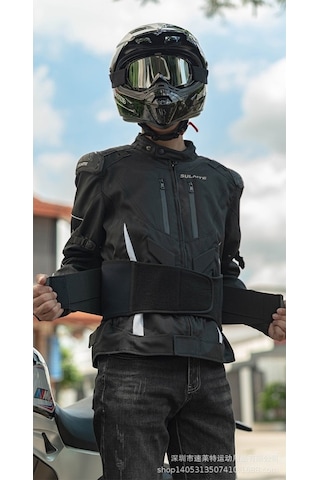 Novahub Lyon Motosiklet Uzun Mesafe Yürüyüşü, Dayanıklı Bel Koruması, Off-road Motosiklet Koruma Ekipmanı B-l, Pvc Ve Polyester B - L