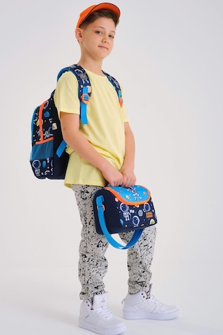 Coral High Kids Lacivert Mavi Astronot Desenli 3 Lü Okul Çanta Seti Set0123486
