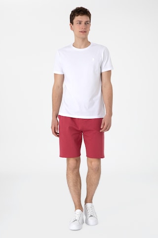 U.s. Polo Assn. Erkek Vişne Şort Örme 50307289-vr223 Vişne