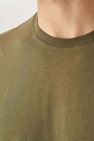 AC&Co / Altınyıldız Classics 4A4800000001HAKXS Slim Fit Bisiklet Yaka Kısa Kol Pamuklu Erkek Tişört Haki