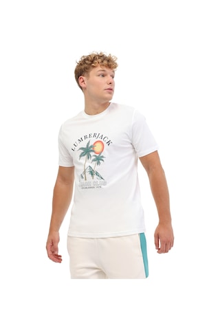 Lumberjack Ml Jacop 11hl107 5pr Beyaz Erkek Kısa Kol T-shirt