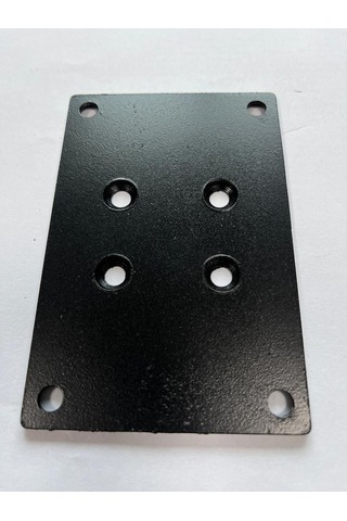 Fbt Mobilya Bağlantı Üst Metal Aksamı Metal Parça Sadece 1 Adet Si Yah Metal Parça Ahşap Rengi