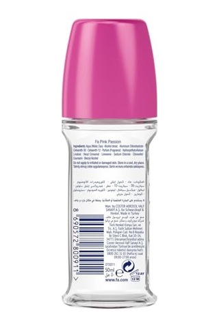 Pink Passion Çiçeksi Kokulu Kadın Roll-on 50 Ml 1 Adet