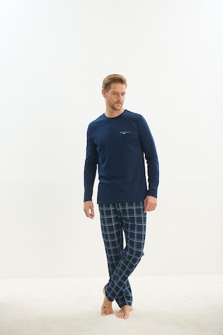 Erkek Uzun Kol Lacivert Pijama Takım C8t1n5o9 001